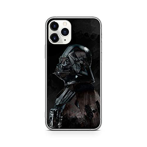 Funda para teléfono móvil de ERT GROUP para Apple iPhone 11 Pro MAX Original y con Licencia Oficial de Star Wars con diseño Darth Vader 003 Adaptada a la Forma del teléfono móvil, Funda Hecha de TPU