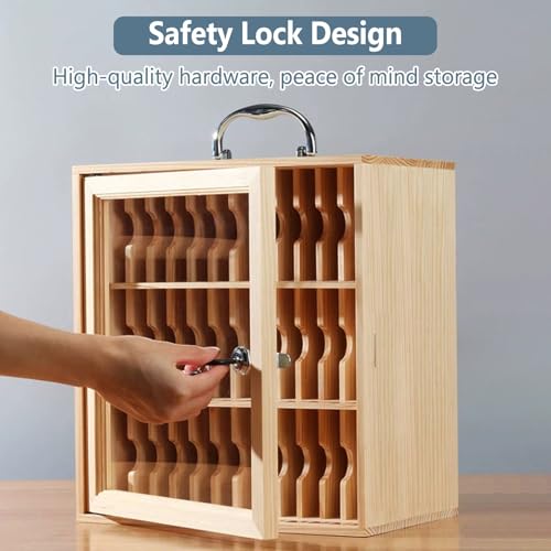Armoire de rangement pour smartphone à 60 compartiments avec clés - 6