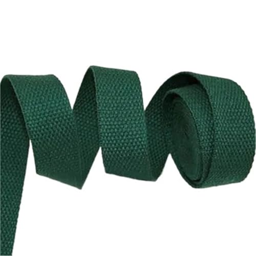 WENYAGUO Polyester Cotton Webbing Strap, Polyester Cotton Webbing Strap 5 Meters 30-32mm Multicolor for Sewing Bag Belt Accessories(17)