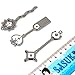 29 unids/Set Fairy Tail Lucy Llavero Escala y Gratis Tatuaje Rosa Heartfilia...