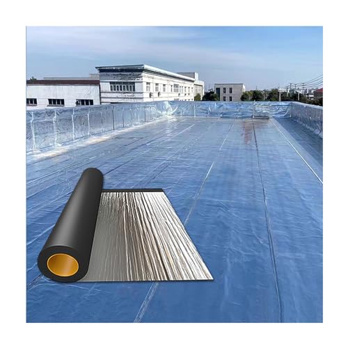 Cinta de reparación de techos impermeable, sellador resistente para tejas y fieltro a prueba de fugas, rollo de contrapiso (THK2 mm/A x 6 m) ideal para soluciones de fugas de techo.