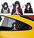 Uchiha adesivi per auto, adesivo per auto itachi, adesivi per auto anime, adesivi per frigorifero, adesivi per computer (dinamico)