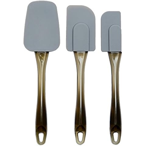 Amazon Basics 3-Piece Silicone Spatula Set Cover