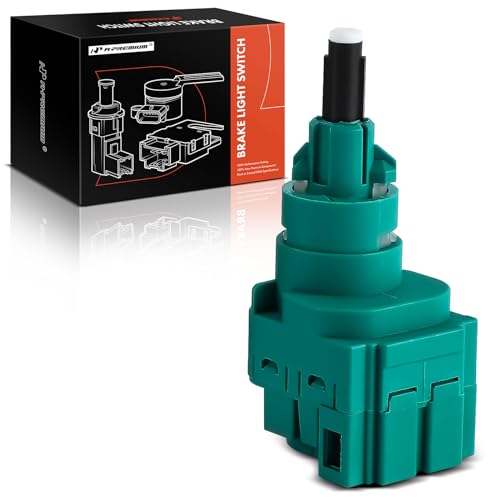A-Premium Brake Light Switch Lamp Compatible with Volkswagen Jetta 1999-2006, Passat, Golf, Beetle, Touareg, GTI, Eurovan & Audi A4 A4 Quattro, A6, Allroad Quattro, TT, R8 & Porsche Cayenne, 4 Pins