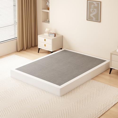 DORITRON Cal King Box Spring 7 Inch 3000lbs Heavy Duty Box Spring California King Bed Base Metal Mattress Foundation Easy Assembly Noise Free