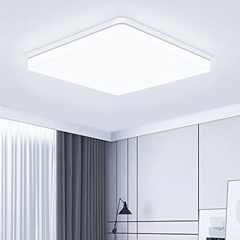 Philonext Plafón LED Techo 48W Luz blanca fria Cover