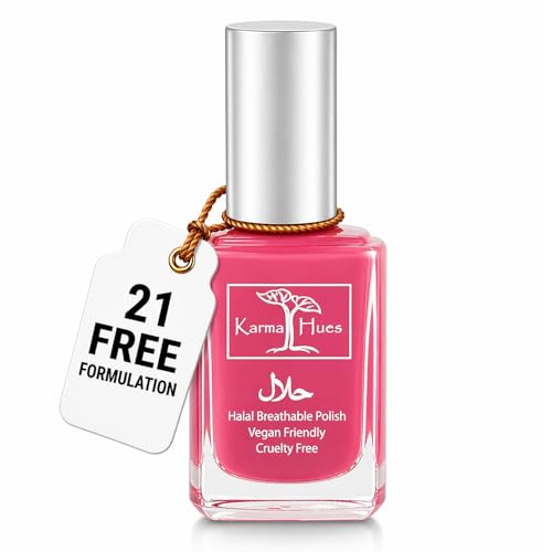 Karma Naturals Certified Halal Nail Polish - Breathable & Water Permeable, Wudu Friendly (Almas)