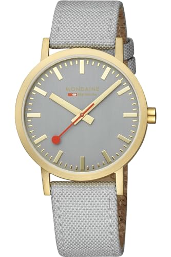 Mondaine Classic Reloj para Hombre Analógico de Cuarzo con Brazalete de Textil A660.30360.80SBU