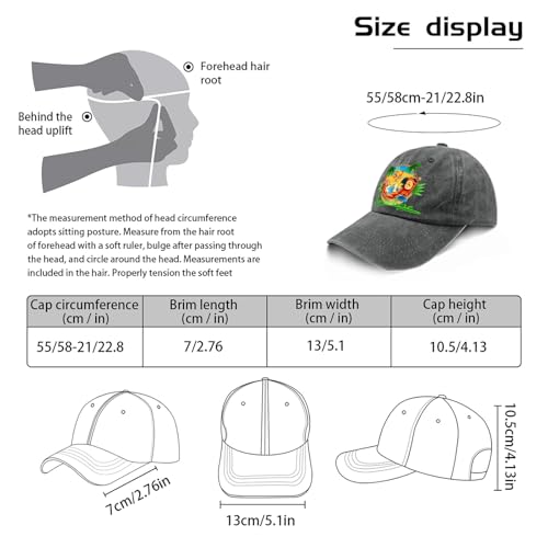 Gorra unisex de algodón ajustable estilo vintage miniatura 3