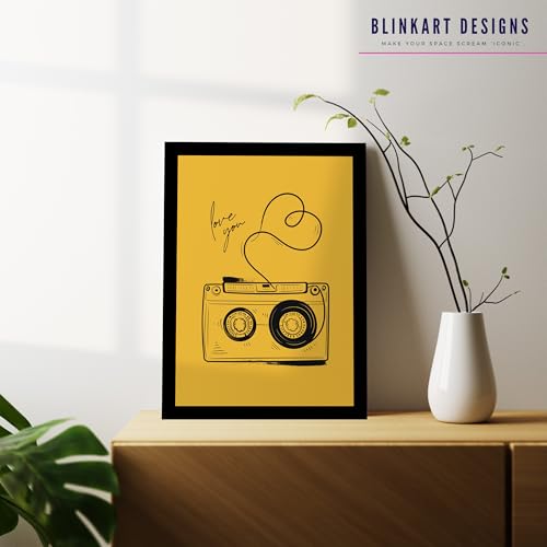 Image of BLINKART Trendy Abstract Wall Art Painting Print Design | Aesthetic Wall Decor Photo Artwork Frame Decoration Hanging For Home Bedroom Living Room Office Wall Decor | T055 | 13x10 Inches