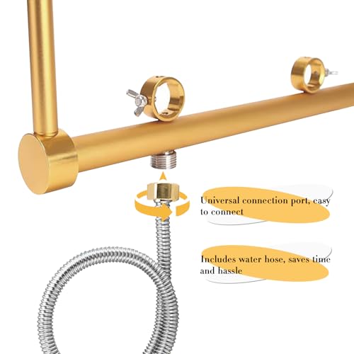 YTQHERQR Rack de circulação de água com kit de travesseiro, equipamento de spa com mangueira de água