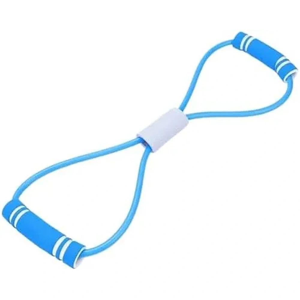 Resistance Band Figure 8 Resistance Band with Handles Stretch Fitness Strap for Full-Body Workouts Strength Training Flexibility Exercise