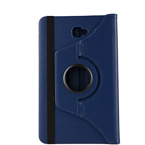 For Tab A Case, HP95(TM) New 360° Rotating Leather Stand Case Cover For Samsung Galaxy Tab A 10.1 2016 T580N (Tab A 10.1 T580N, Dark Blue)