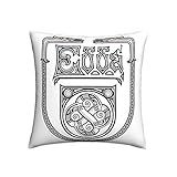 sal do mar celta Amplia decoración aplicable: decora tu hogar con estas fundas de almohada de flores. Añade un toque de moda elegante a tu sofá, dormitorio, cama, sala de estar, coche, oficina. La funda de cojín también es un regalo cálido y perfecto para anfitriones, Acción de Gracias, Navidad, vacaciones, cumpleaños o inauguración de la casa, etc.