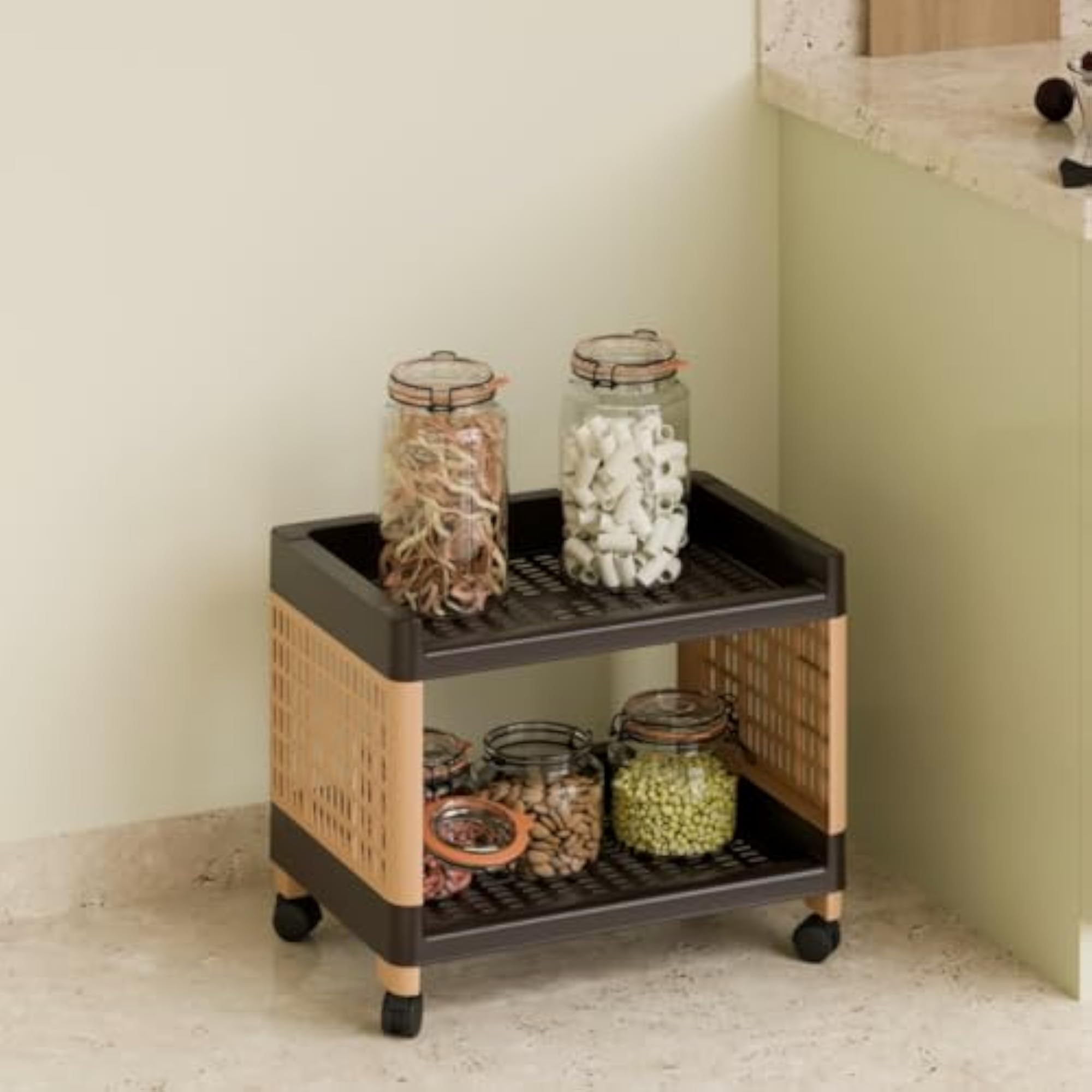 Plastic Multi-Purpose Trolley Storage Organizer