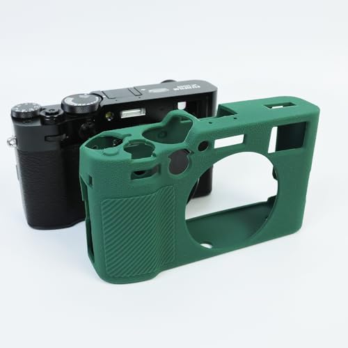 Funda de silicona para cámara Fujifilm X100 VI, verde miniatura 2