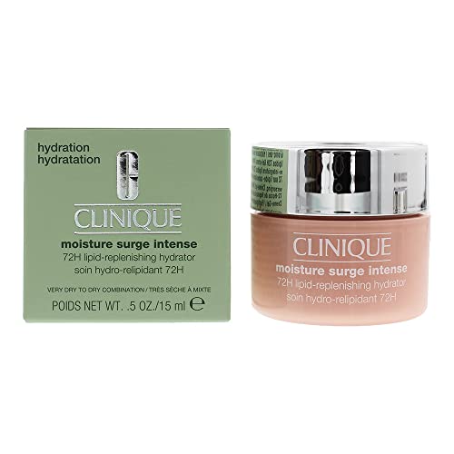 Clinique Moisture Surge Intense 72-Hour Lipid-Replenishing Hydrator for Very Dry to Dry Combination Skin, Mini 0.5 oz / 15 ml