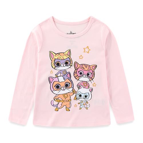 Disney Super Kitties Girls Long Sleeve Shirt for Toddlers