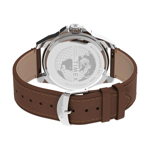 Image of TIMEX Blue Octogonal Dial Analog Men's Watch - TW2U15000UJ