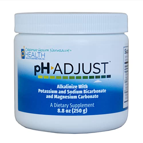 pH Adjust Alkalinizing Formula | Alkalinize with Potassium and Sodium Bicarbonate and Magnesium Carbonate | Rapidly Balances pH Levels | Tastes Good | Easy-to-Use Fine Powder | 250 GM