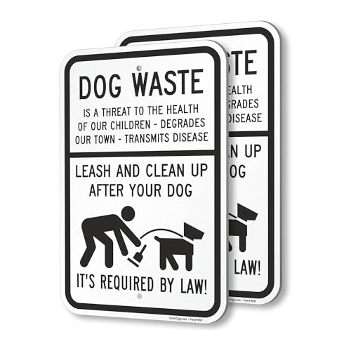 Don’t let your dog poop here sign