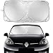 Auto Parasole per Parabrezza per Renault Scenic Symbol Talisman Trafic, Auto Anteriore Parabrezza Parasole Sunshades Protezione, Portabile Parabrezza Parasole per Protezione UV