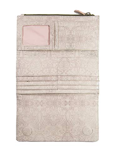 Papaya: Tri Fold Wallet, Clutch Checkbook Wallet for Women, Artistically Designed Ladies Wallet (Grow) - Thumbnail 3