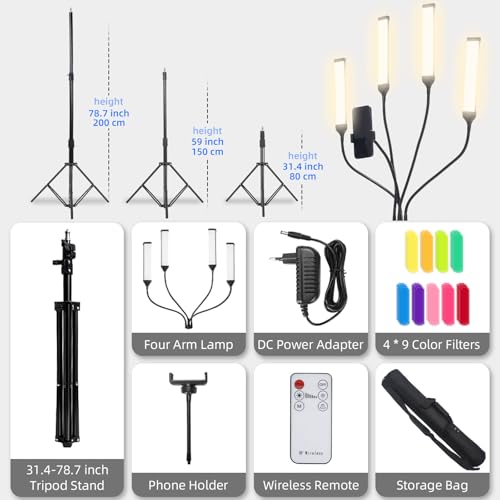 Professional Studio Lighting Kit LED