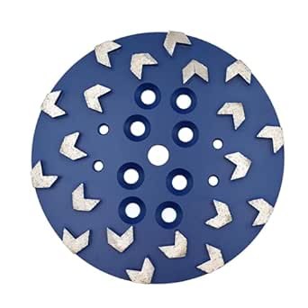 10 Inch Concrete Grinding Disc With Diamond Segments - Compatible With Edco, Husqvarna Floor Grinders