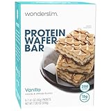 WonderSlim High Protein Wafer Bar - Vanilla (5 servings/box) - Trans Fat Free, Aspartame Free, Cholesterol Free