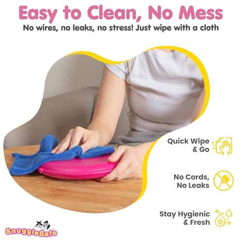 SnuggleSafe Mikrowellen Wärmekissen für Haustiere - Bissfest und Wasserabweisend - Wärmescheibe für Hunde, Katzen, Kaninchen und Kleintiere - Bis zu 10 Stunden Wärme