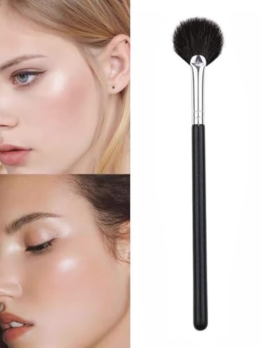 Fan Brushs Fan Makeup Brush ?facial brushes esthetician high gloss brush?for contouring and Blending fan Brushes for facial?facial fan brush dollar (F40-2)