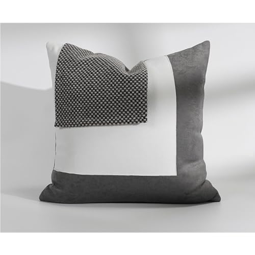 ソファークッション 背もたれ 抱き枕 おしゃれ 四角い ソファ背当て 装飾枕 車飾り 正方形 スクエア 腰枕 畳枕 画像06 柔らかい 45x45cm-中身+カバー 座りやすい 椅子 ソファー用