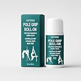 OUTTDOZ Pole Grip Roll-On, Natural Rosin Controlled Grip for Pole Dancing & Aerial Silks, for Hands, Legs & Body Contact, Non-Slip, 2 fl oz (60 mL)