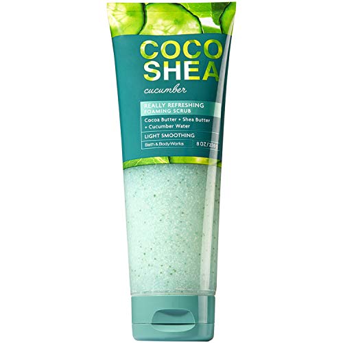 Bath & Body Works Coco Shea Cucumber Really Refreshing Foaming Scrub, 8 Ounce