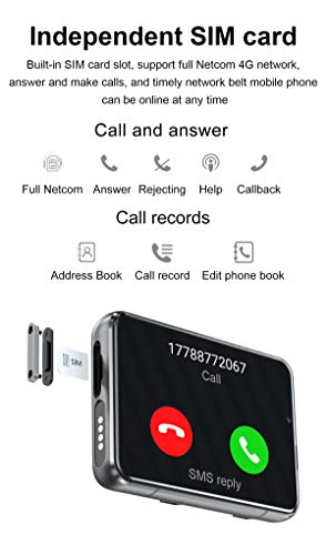 4G Smart Watch Phone, Android 9.0 Mtk6761 Quad Core 4Gb+64Gb Smartwatch 2.88" Large Screen Men Watch 2300Mah 5.0Mp+13.0Mp Dual Camera Face Unlock Ip67 Waterproof Fitness Activity Tracker (Black) #TOP4