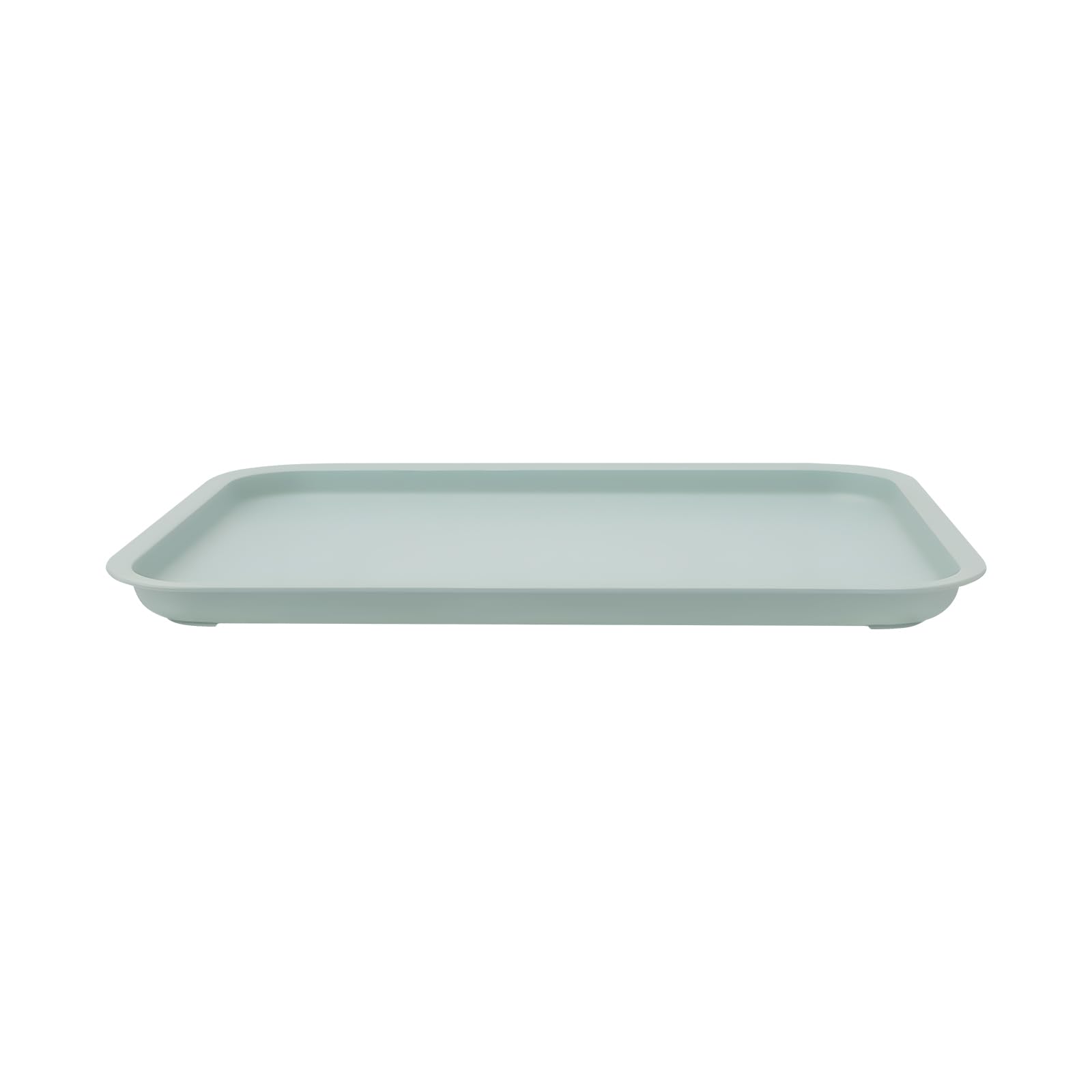 24 bandejas para servir, rectangulares, antideslizantes, prácticas y reutilizables, para cocina, comedor, café, hotel, 36 x 27 cm (azul)