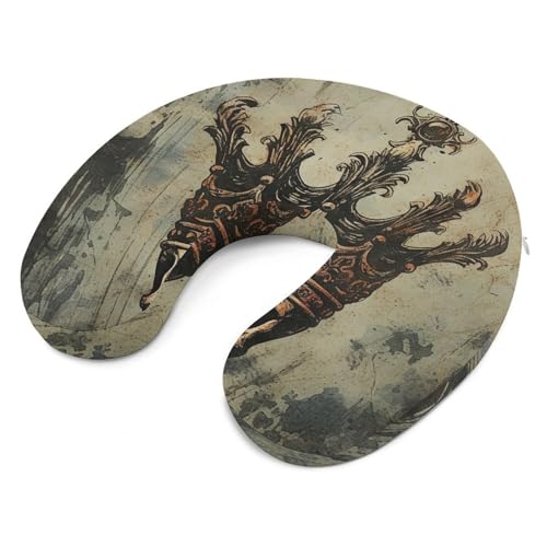 Almohada de espuma viscoelástica para cuello tamaño único miniatura 6