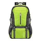 GOOPEEG Mochila de Marcha Camping Mochila Ligera De 60 L Para Acampar, Senderismo, Trekking, Para Hombres Y Mujeres, Bolsa Viaje Al Aire Libre Excursionismo(Grün)
