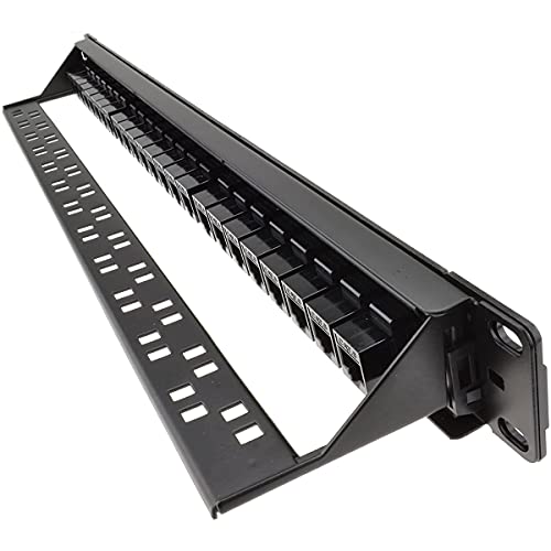 Panneau de brassage réseau Cat6 patch panel 24 ports 1U - 6