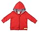 loud + proud Monsters in Green by Unisex Baby (0-24 Monate) Jacke M302, Einfarbig, Gr. 56 (Herstellergröße: 50/56), Rot (Tomato)
