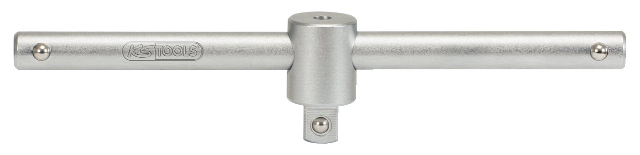 KS Tools 911.3855 3/8" Impugnatura a T c.leva scorrevole,160mm