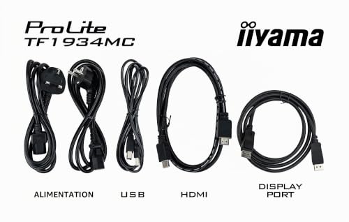 iiyama Prolite TF1934MC-B7X Moniteur à écran Tactile 48,3 cm (19") 1280 x 1024 Pixels Plusieurs Pressions Noir