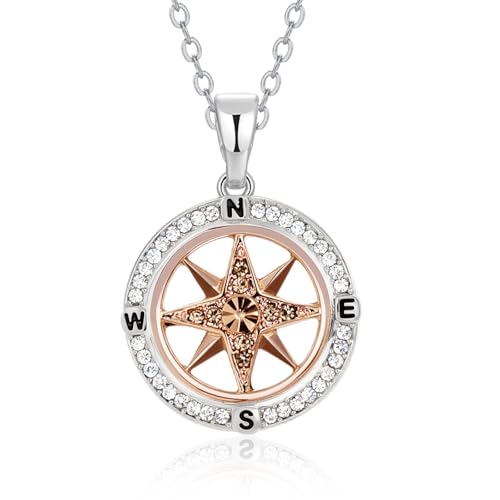 Homeair Graduation Gifts 2026 for Her, Mothers Day Gift Compass Necklaces Christmas Birthday Gifts for Women Daughter Granddaughter Girlfriend Friends College Graduation