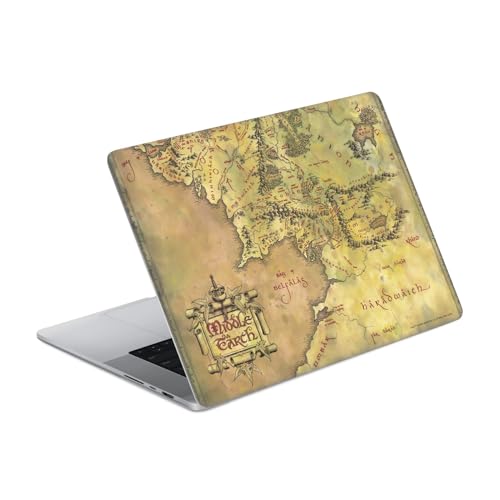Skin autocollant Terre du Milieu pour MacBook Pro 16 A2485 vinyle graphique