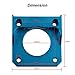 ENOMAKER Upgrade Metal Ender 3 Z Axis Stepper Motor Mount Bracket Fixed Plate CNC Aluminum Mounting Base L Block for Ender 3 Pro V2,CR-10S,CR-10 V2/V3,CR10S Pro 3D Printer