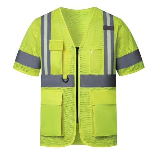 Image of X SMALL High vis glow Reflective Luminous safety Vest ANSI Class 3