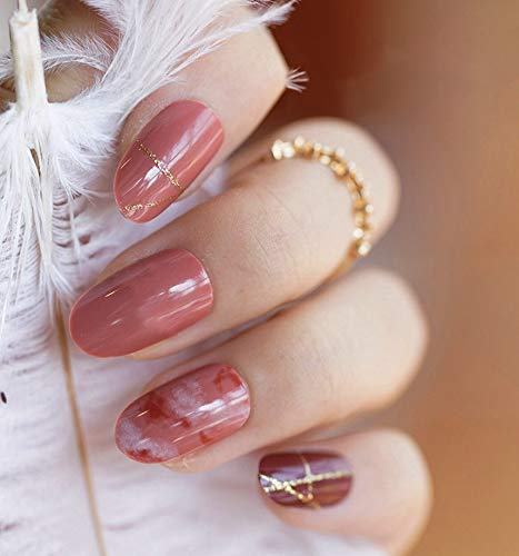 Preisvergleich Produktbild Brishow Kunstnägel, 24 Stück, für Damen oder Mädchen