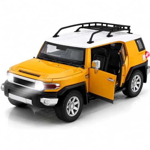 Image of Magicwand 1:24 Scale Die-Cast Tayota FJ Cruiser【X-Large】【Box Packing】 with 6 Openable Doors,Pull Back Action,Lights,Music【Random Color】【Pack of 1】