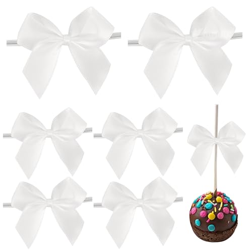 AIMUDI White Satin Bows 2